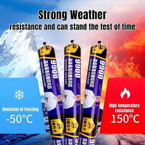 Waterproof Silicone Sealant Adhesive 750g – Roof Leak Repair & Crack Filling | Weather Resistant | Flexible & Paintable